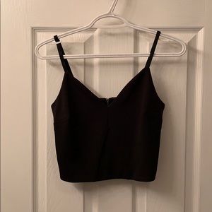 Black Crop Tank